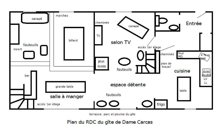 Domaine D'Herminis - Gite De Dame Carcas Carcassonne Exteriör bild